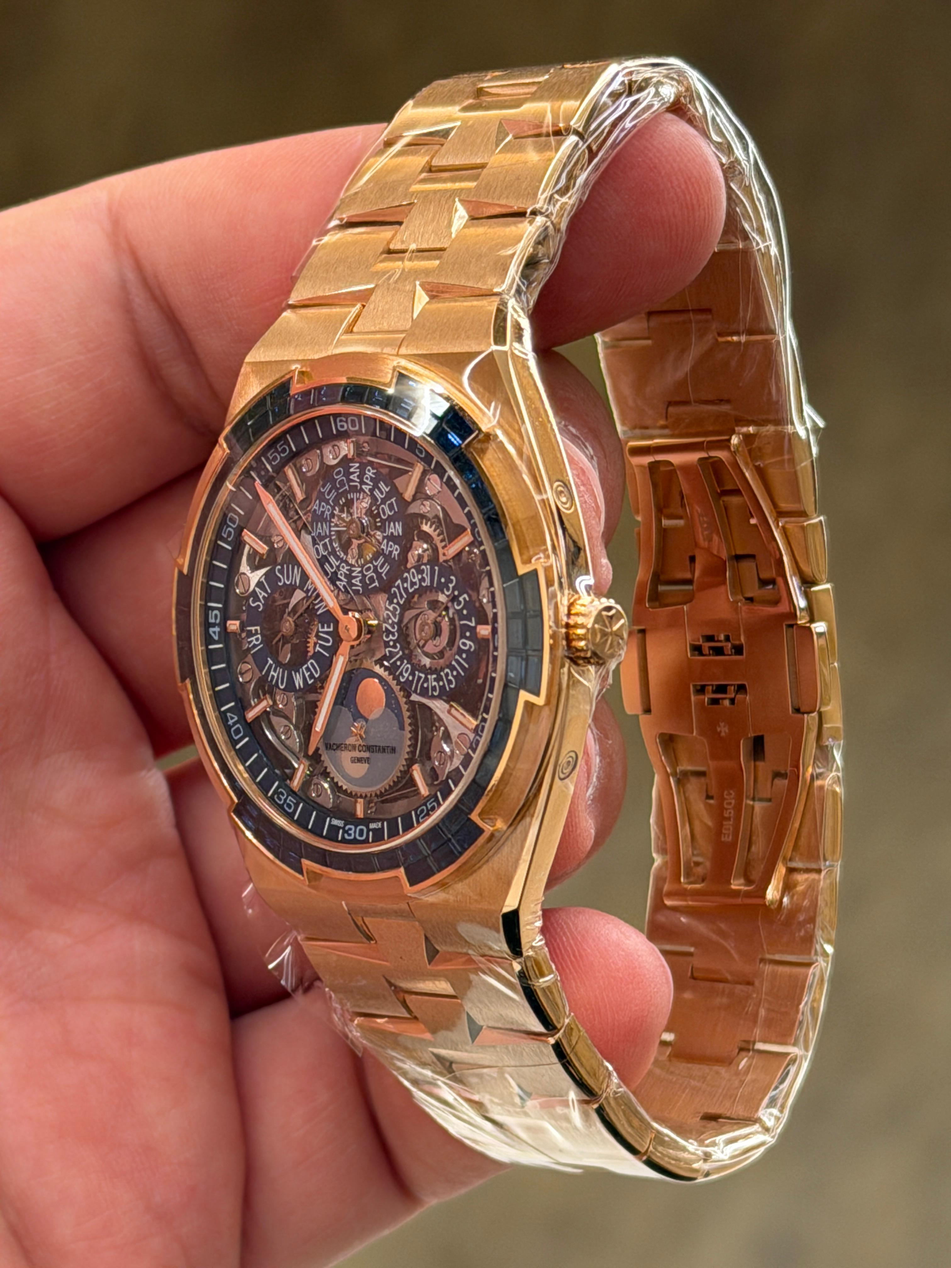 Vacheron Constantin Perpetual Calendar Ultra-Thin Skeleton Sapphire Bezel 4307V/220R-237C