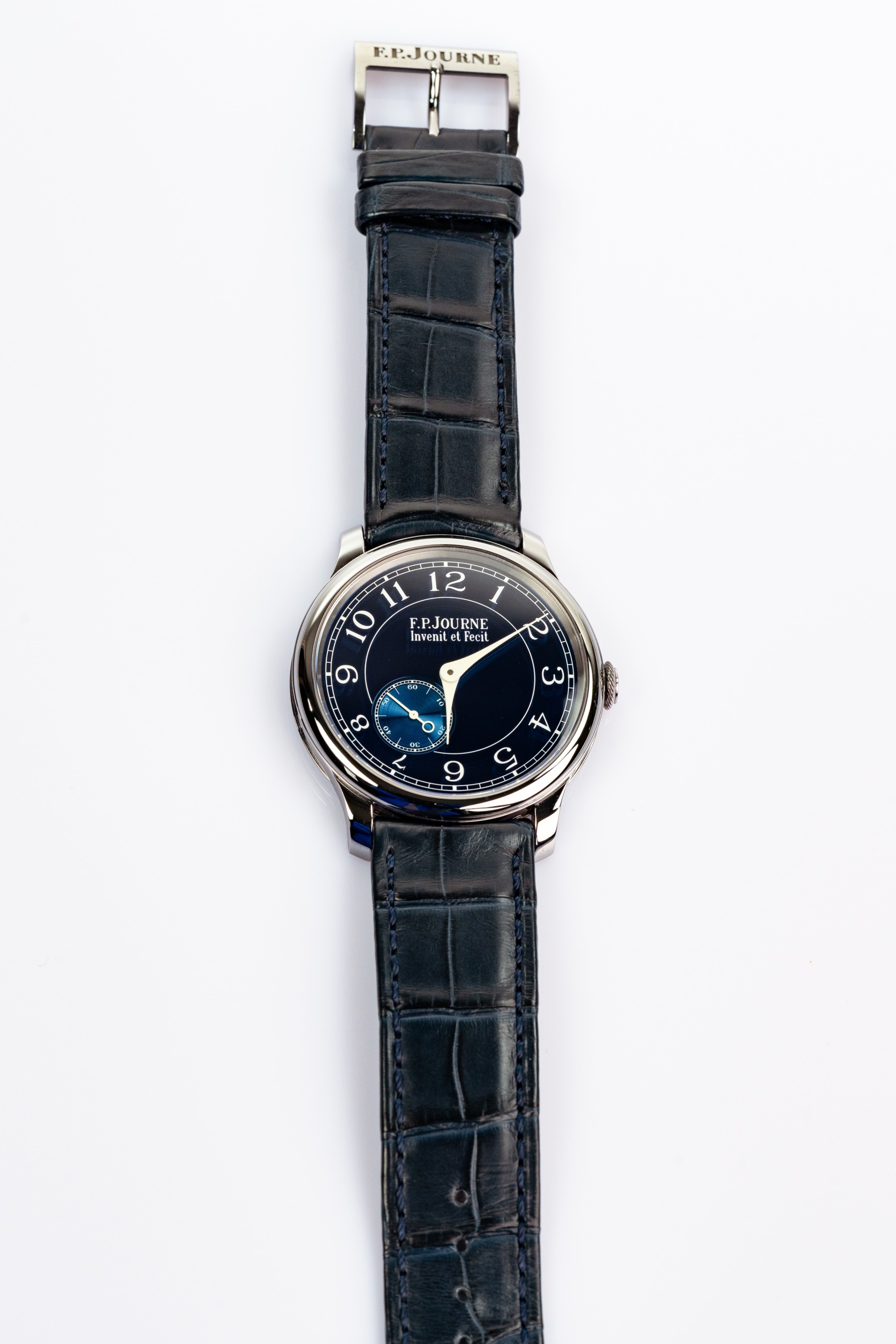 F.P.Journe Souveraine Bleu Souveraine (CB) Tantalum Dark Blue Dial and Leather Strap 40MM Calibre 1304