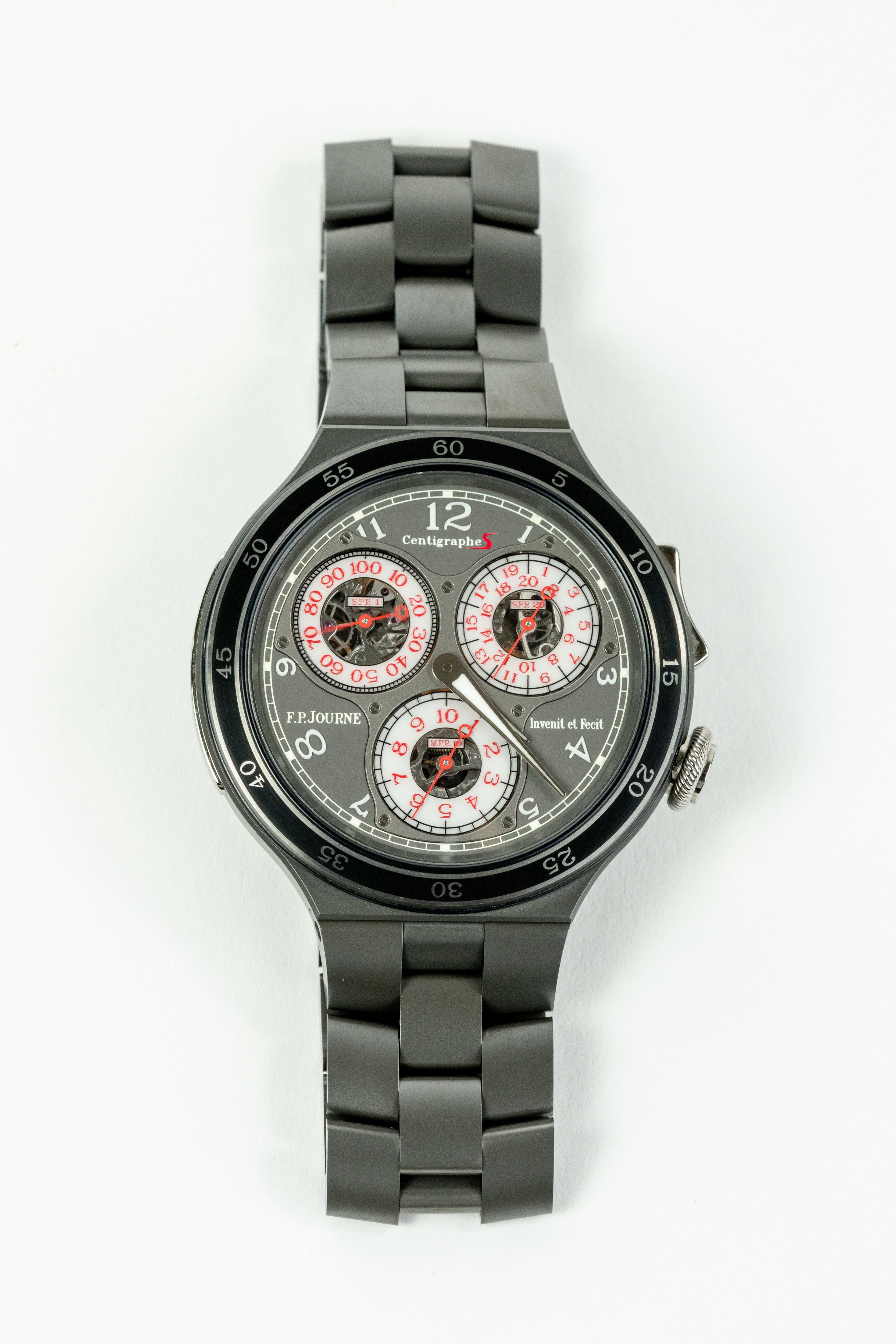 F.P.Journe Centigraphe (CTS2) Titanium Case and Bracelet Grey Dial 44MM Calibre 1506