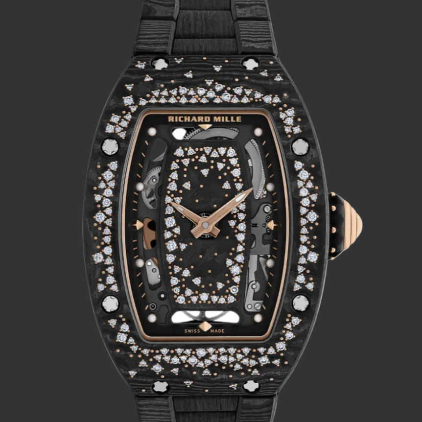 Richard Mille RM 07-01 'Ladies' Intergalactic Starry Night Carbon TPT Diamond Bezel