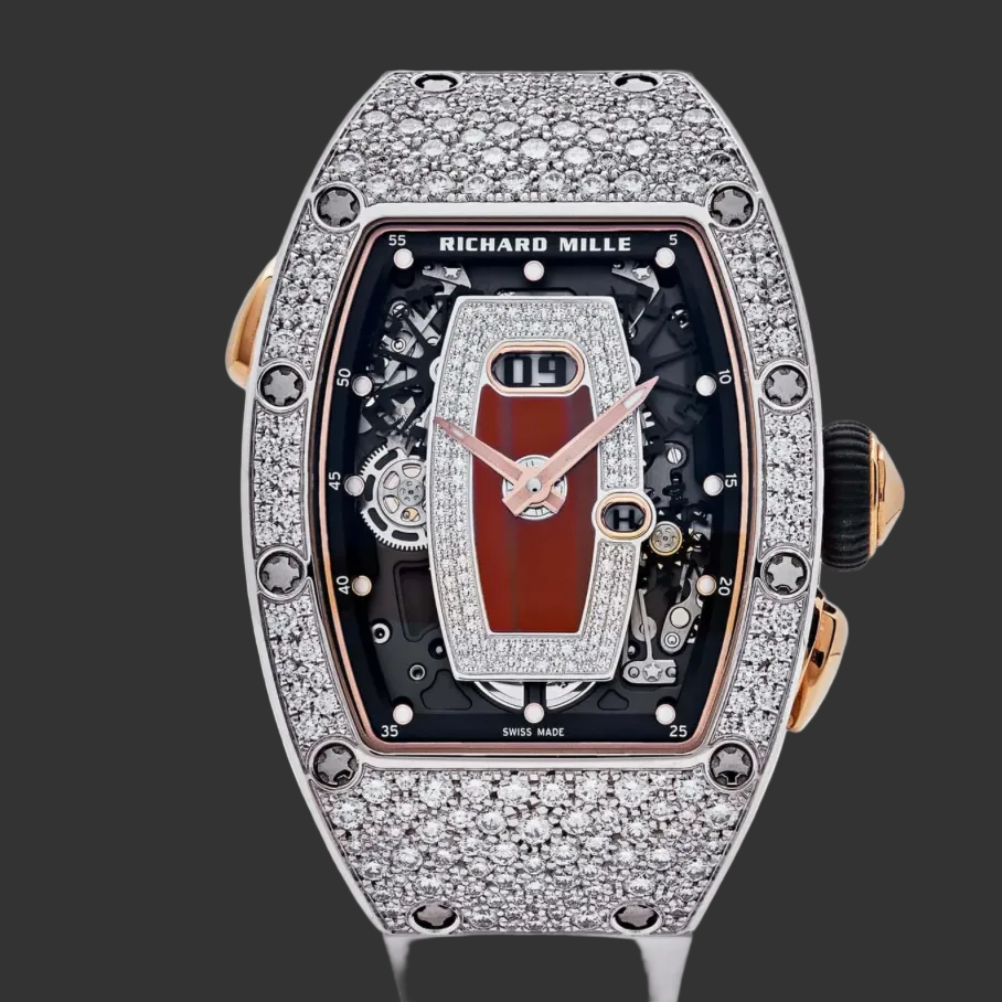 Richard Mille RM 037 White Gold Snow Diamond Set
