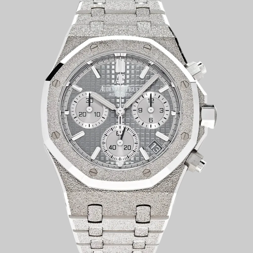 Audemars Piguet Royal Oak 26239BC.GG.1224BC.01 Chronograph Frosted White Gold Limited Edition of 200
