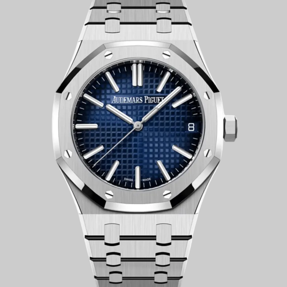 Audemars Piguet Royal Oak 15510BC.OO.1320BC.04 White Gold Smoked Blue Dial
