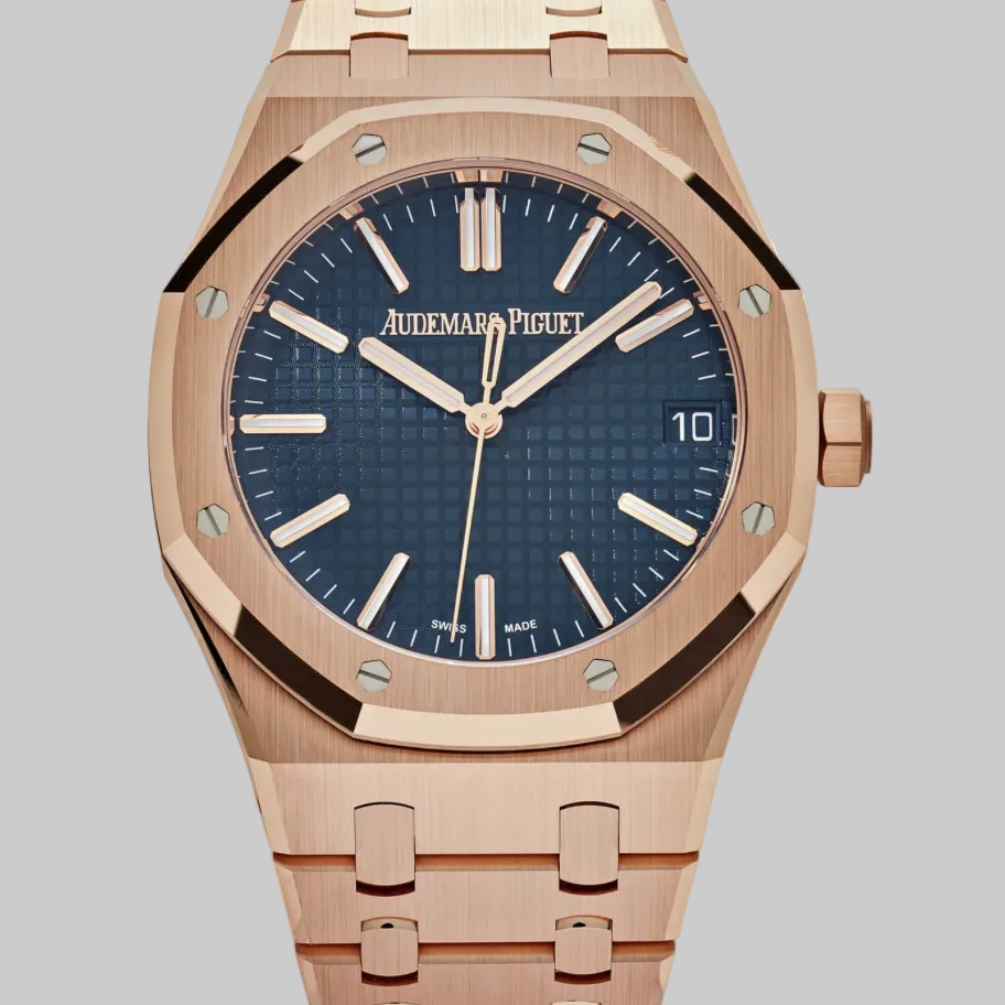 Audemars Piguet Royal Oak 15510OR.OO.1320OR.03 Rose Gold Blue Dial