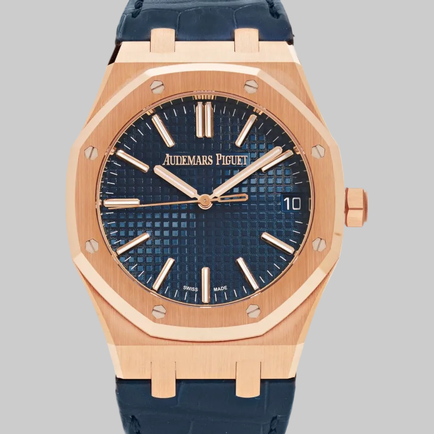 Audemars Piguet Royal Oak 15510OR.OO.D315CR.02 Selfwinding Rose Gold Blue Dial