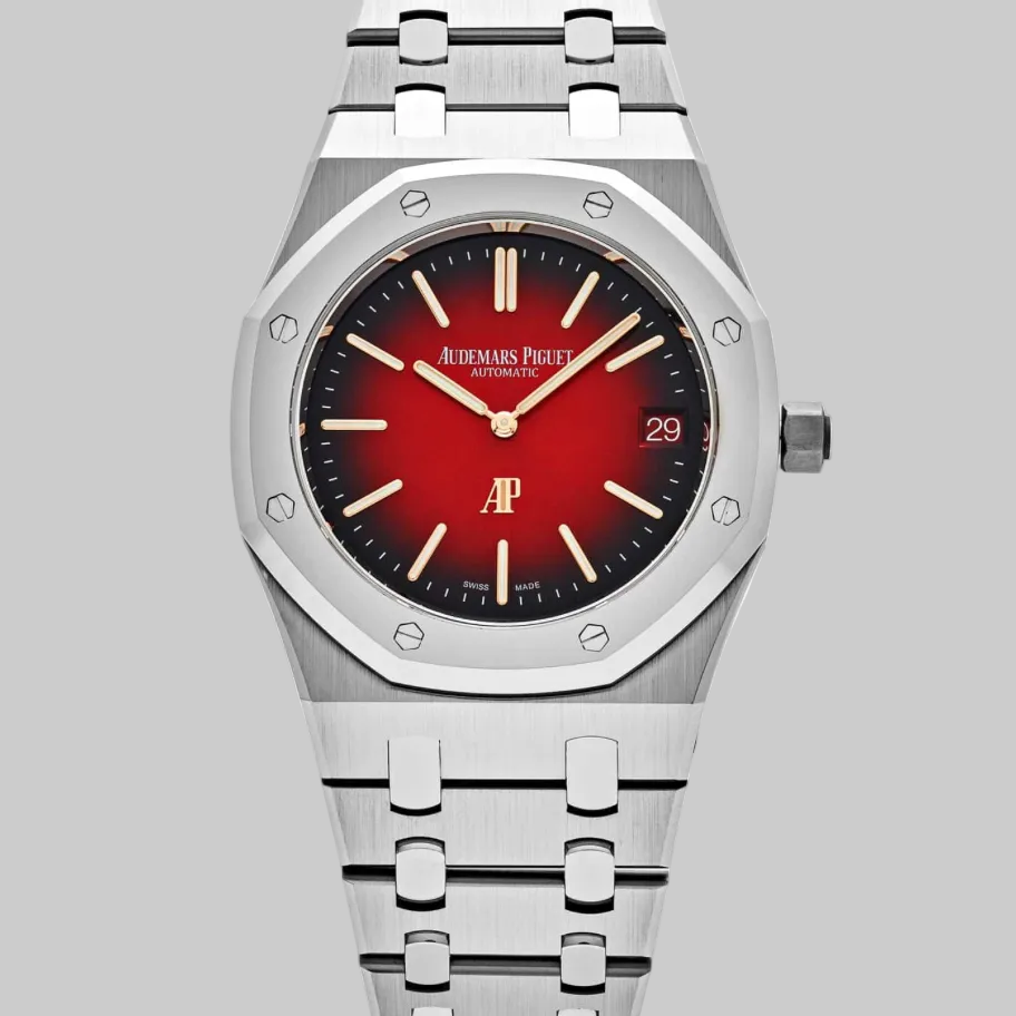 Audemars Piguet Royal Oak 16202XT.OO.1240XT.01 'Jumbo' Extra-Thin Titanium Burgundy Dial