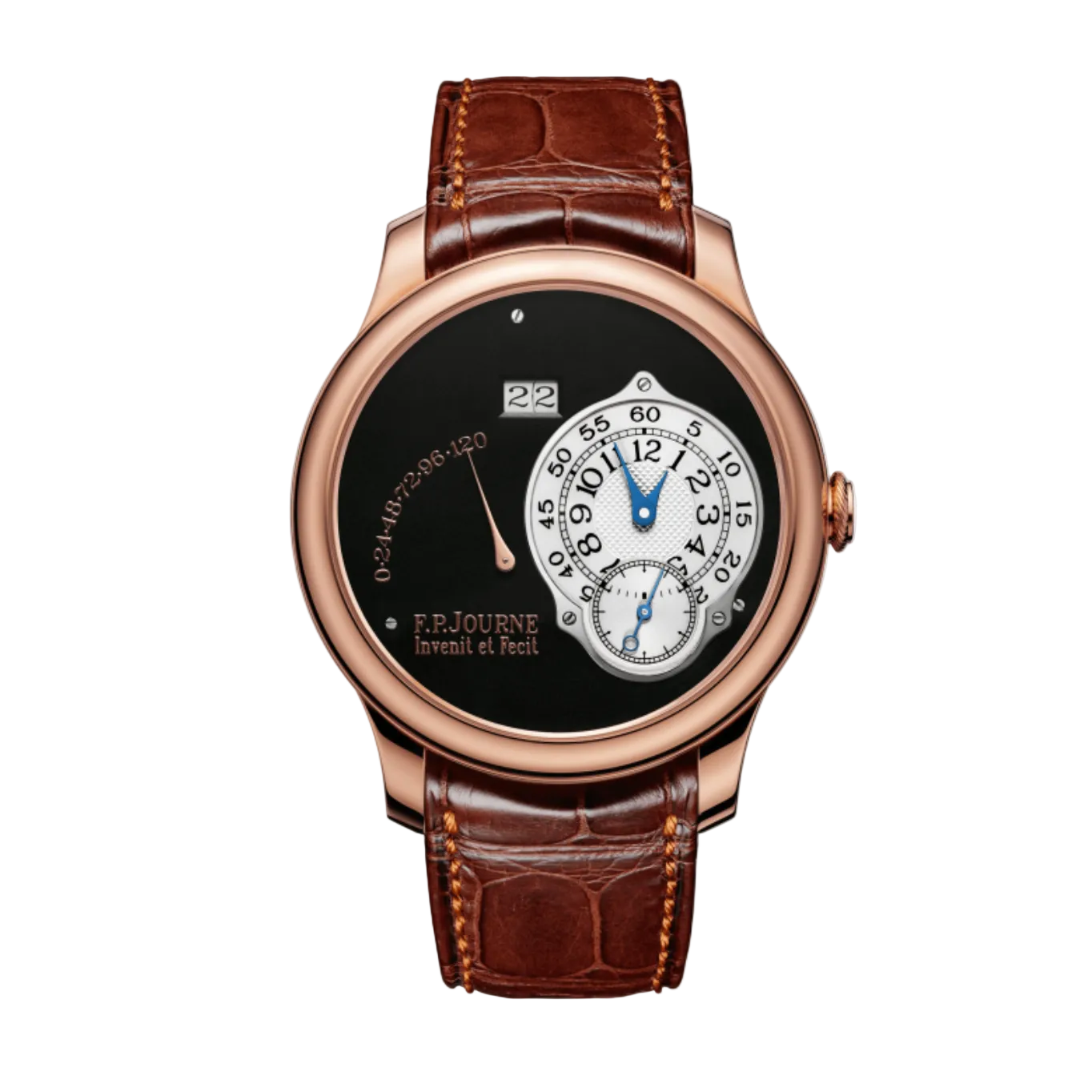 F.P.Journe Boutique Edition Octa RDM (A) Rose Gold Black Dial Leather Strap Calibre 40MM 1300.3