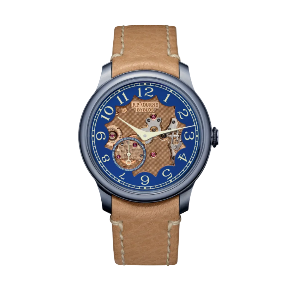 F.P.Journe CHRONOMÈTRE BLEU BYBLOS (CB) Tantalum Blue Dial Leather Strap 39MM Calibre 1304
