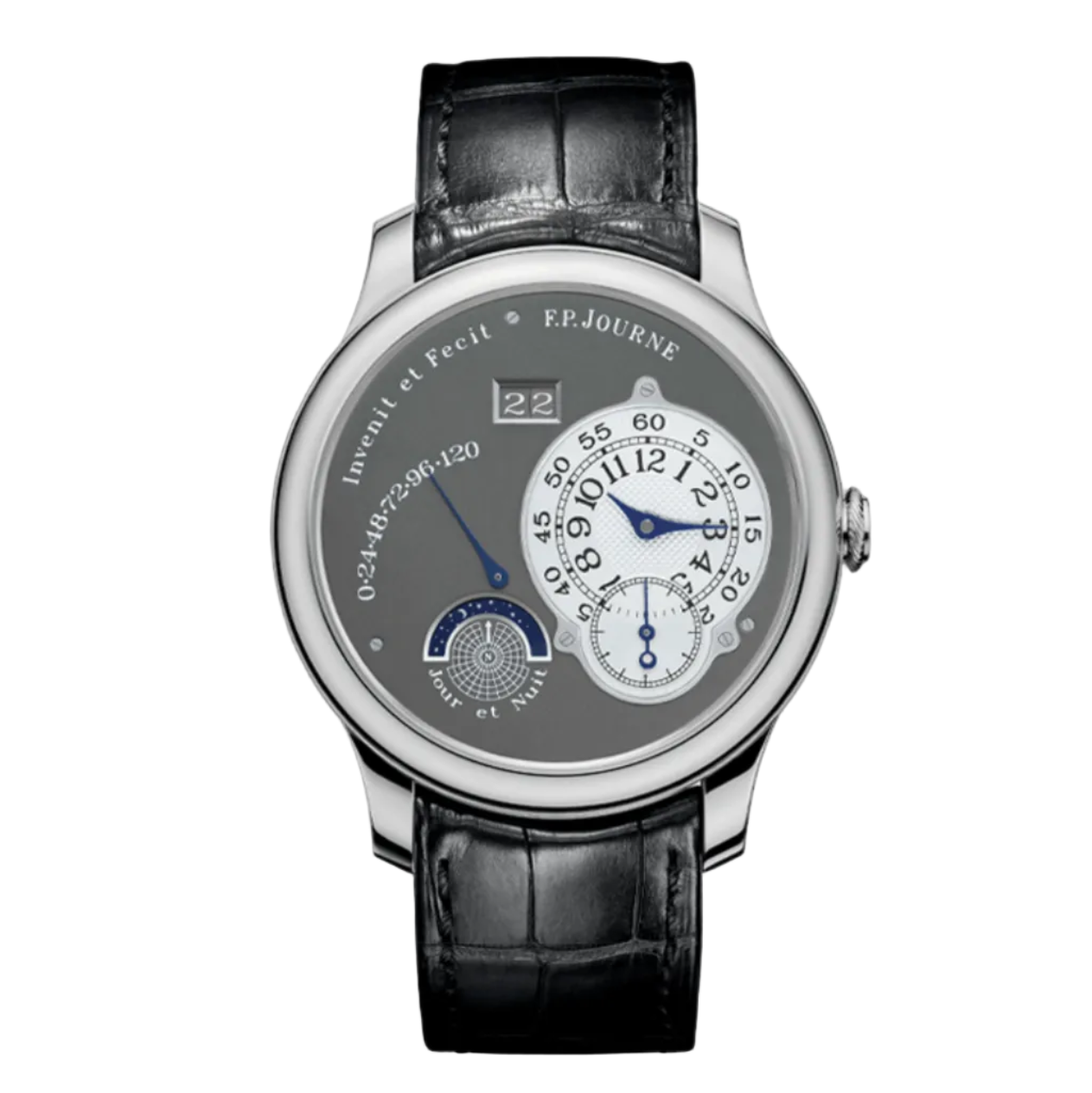 F.P.Journe Octa Limited Edition 62/99 Pieces Brass “RUTHENIUM” OCTA JOUR/NUIT - Réf. 02A 40MM CALIBRE 130