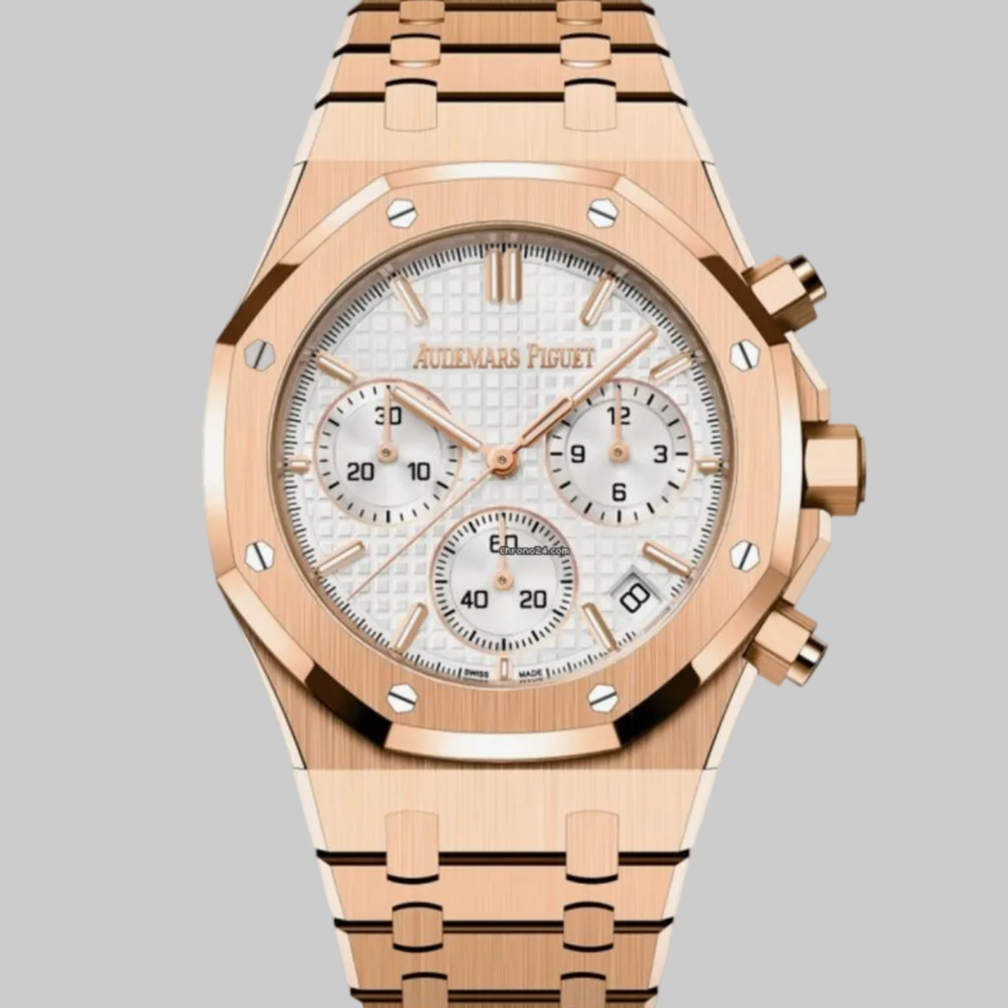Audemars Piguet Royal Oak Chronograph Selfwinding Chronograph 26240OR White Dial