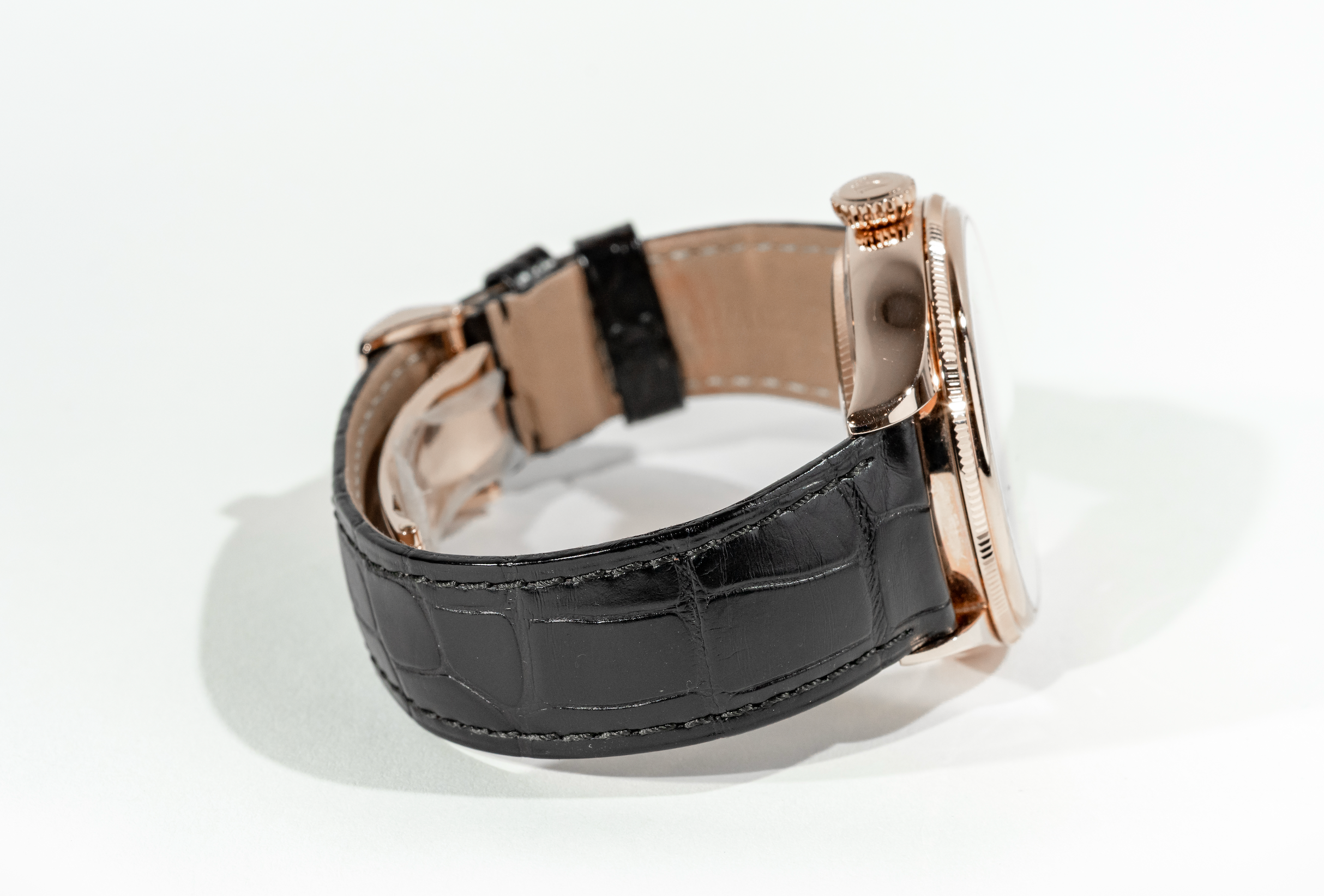 Rolex Cellini 50535 Rose Gold White Dial Moon Phase