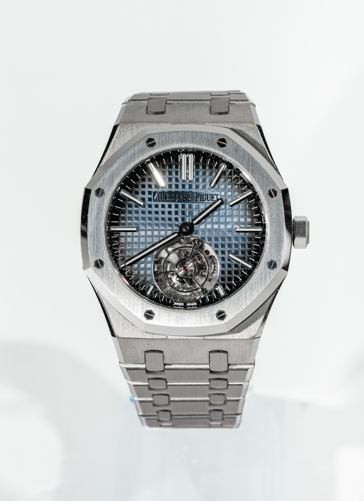 Audemars Piguet Royal Oak Flying Tourbillon Extra-Thin 26670ST.OO.1240ST.02 Stainless Steel Blue Dial