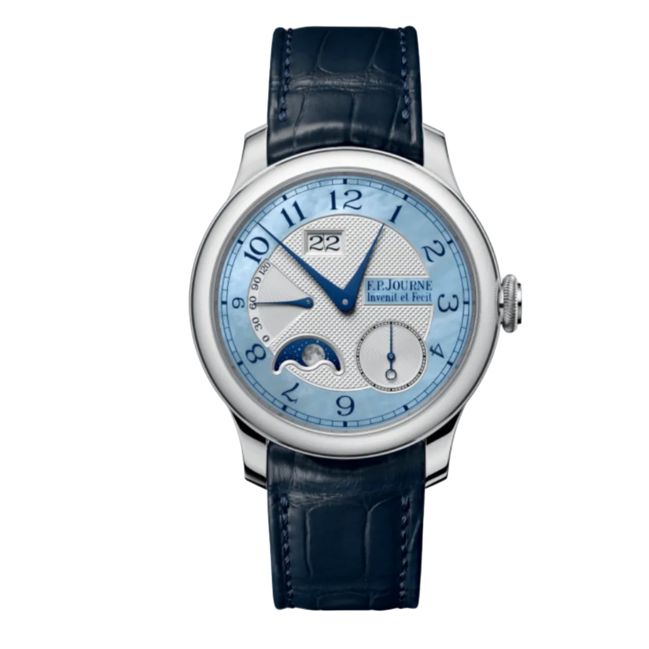 F.P.Journe AUTOMATIQUE LUNE NACRE - (AL2) Platinum Blue Dial 40MM Calibre 1300.3