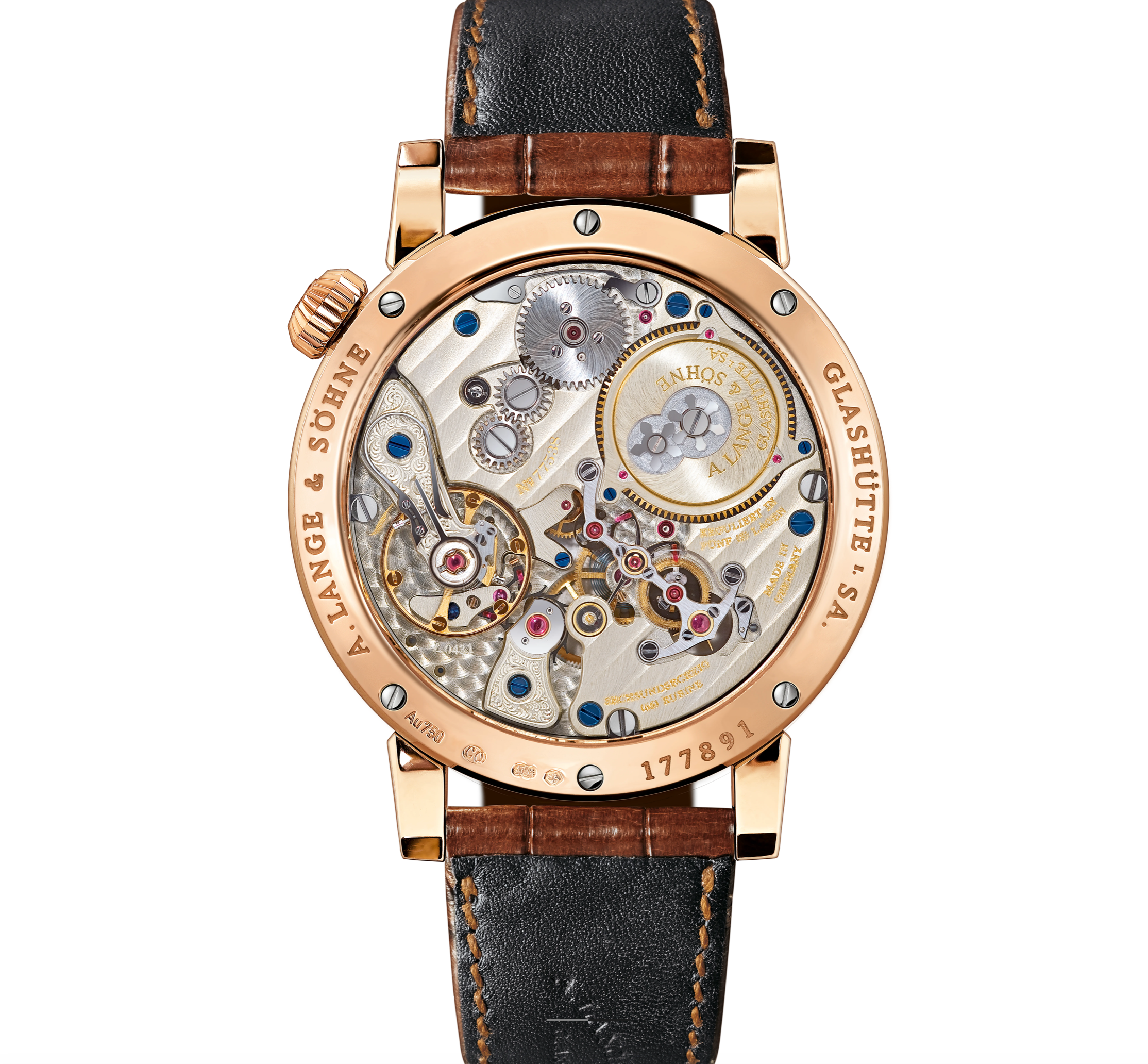 A. Lange & Söhne Zeitwerk in 750 pink gold Ref-140.032 42MM