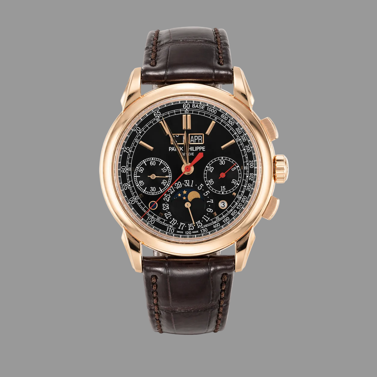 Patek Philippe Bespoke Noir Ebene Piece Unique Patek Philippe Complications 5270R Gold Black Dial 41MM