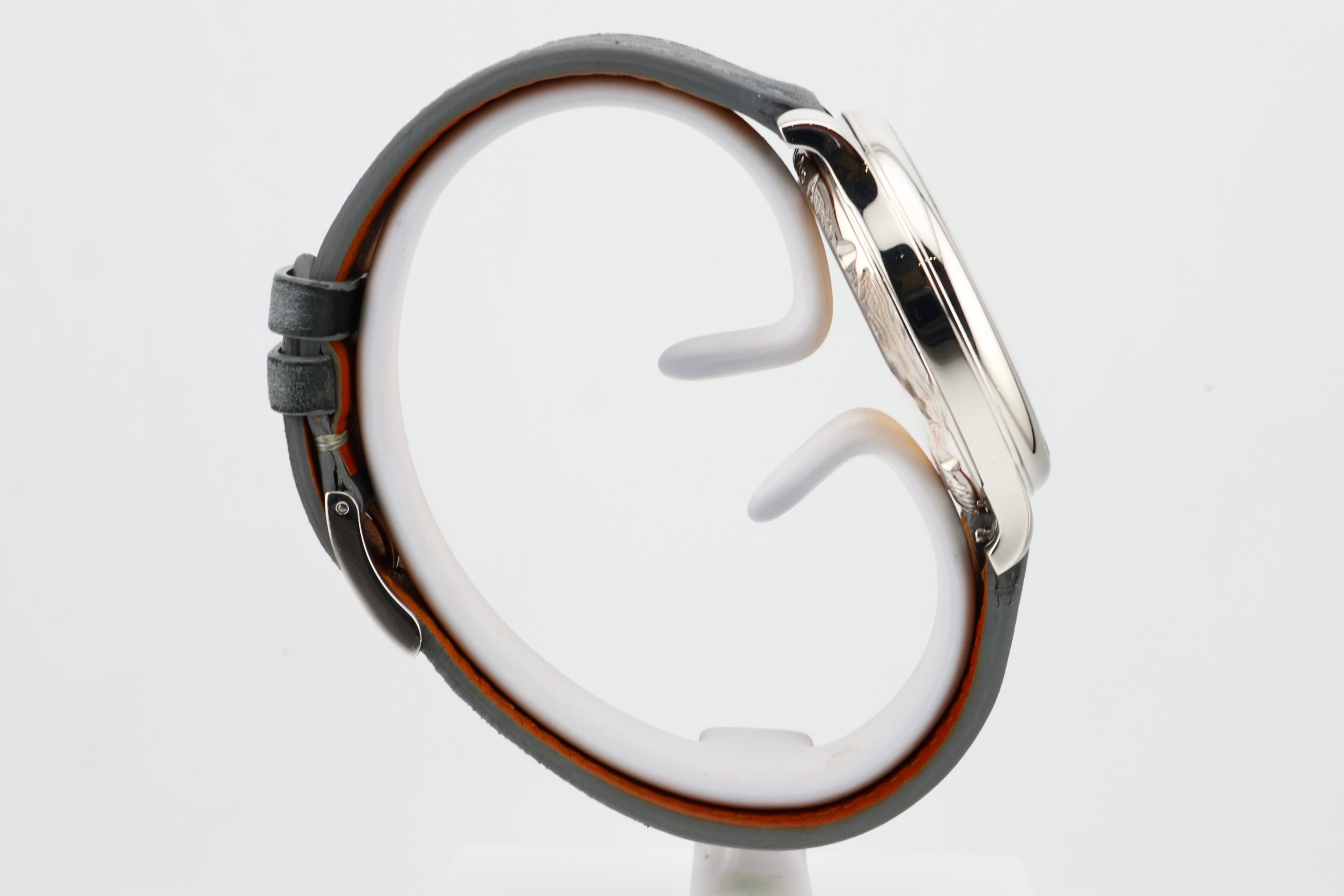 F.P.Journe Octa Lune (04L) Platinum Sliver Dial Leather Strap 38MM Calibre 1300