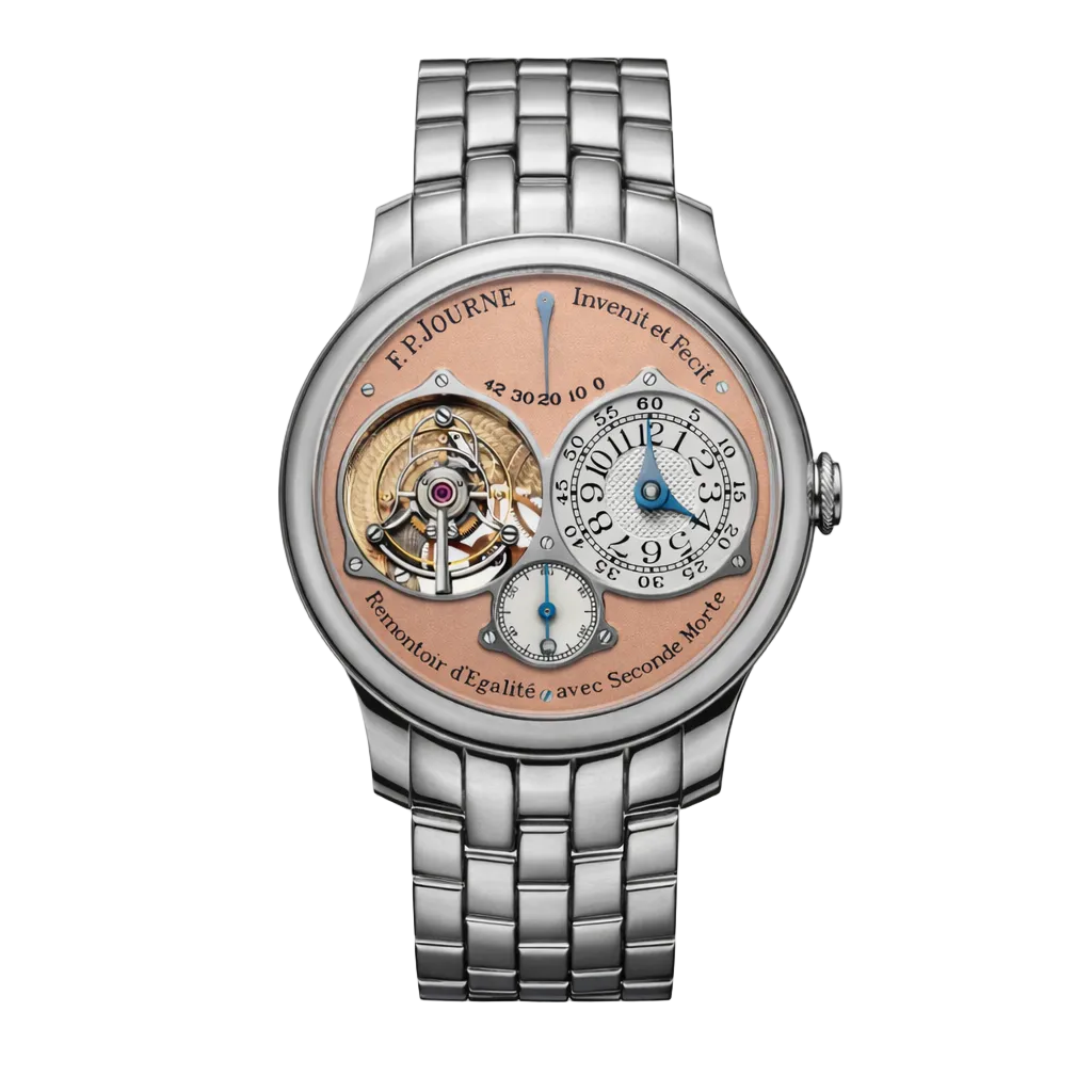 F.P.Journe Tourbillon Souverain (04TN) Platinum Bracelet Salmon Gold Dial 40MM Calibre 1403