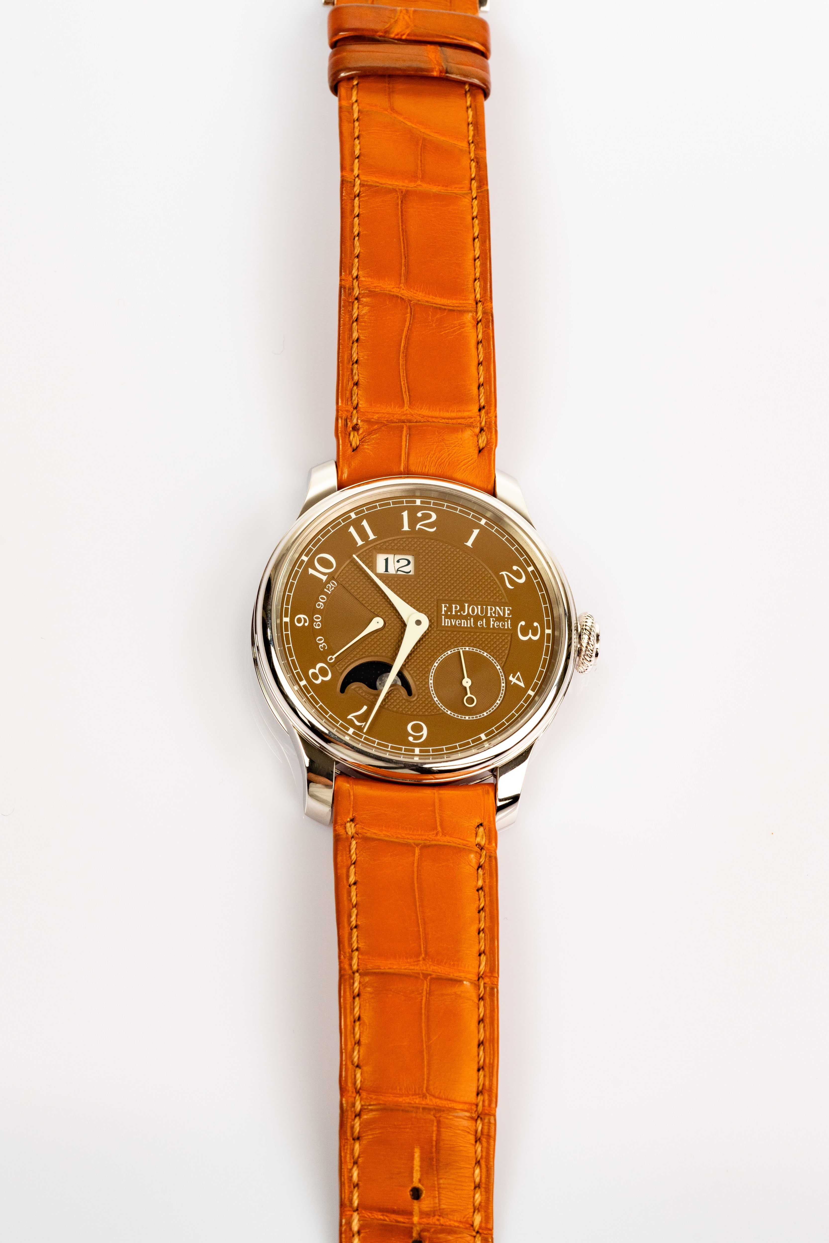 F.P.Journe Automatique Lune Havana (AL2) Rose Gold Havana Dial Brown Strap 40MM Calibre 1300.3
