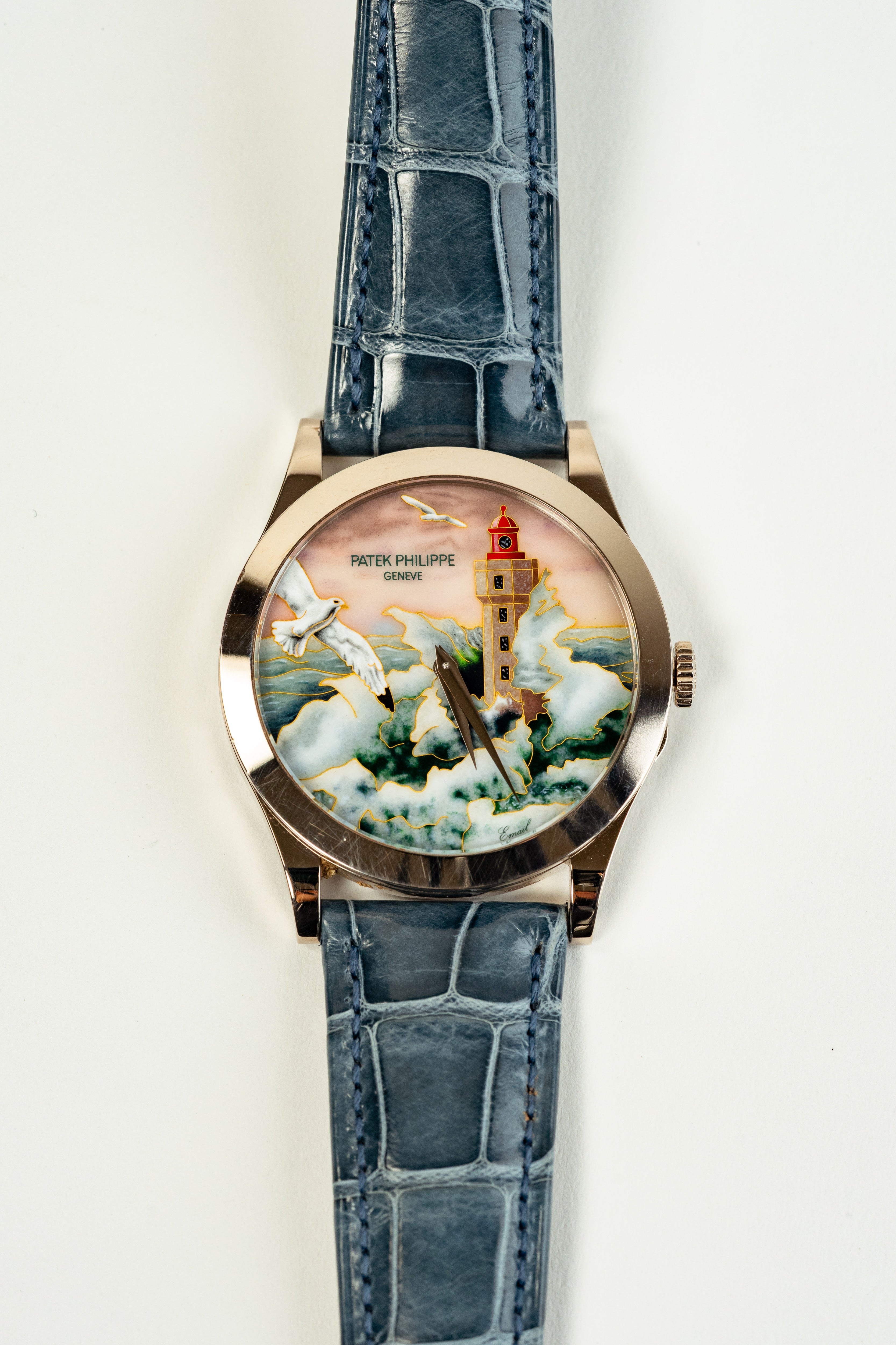 Patek Philippe Calatrava (5089G-120) Lighthouses Of France White Gold 38MM Calibre 240