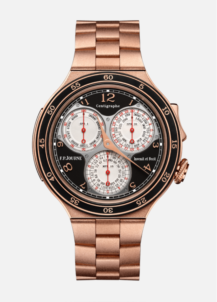 F.P.Journe Souveraine Centigraphe (CT2) Rose Gold Frosted Black Dial 44MM Calibre 1506
