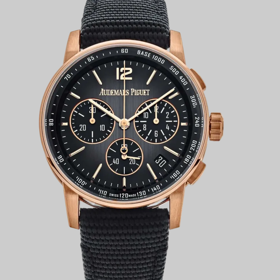 Audemars Piguet Selfwinding Chronograph Code 11.59 26393NR.OO.A002KB.01 Smoked Grey Dial