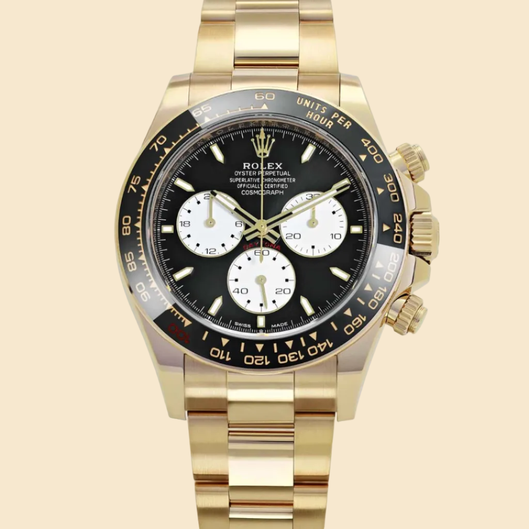 Rolex Daytona 126528LN 'Le Mans' Yellow Gold Black Dial