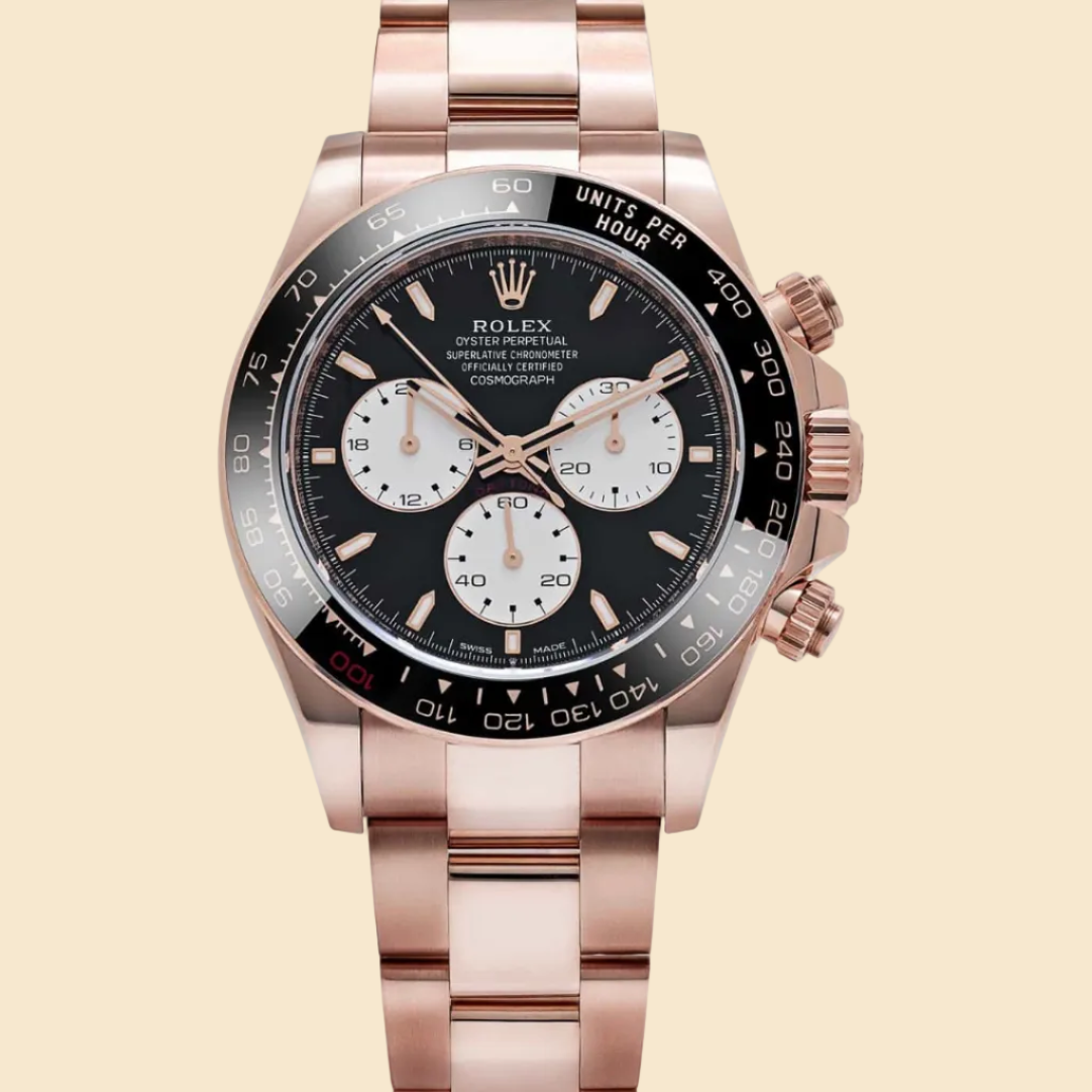 Rolex Daytona 126525LN 'Le Mans' Rose Gold Bright Black Dial