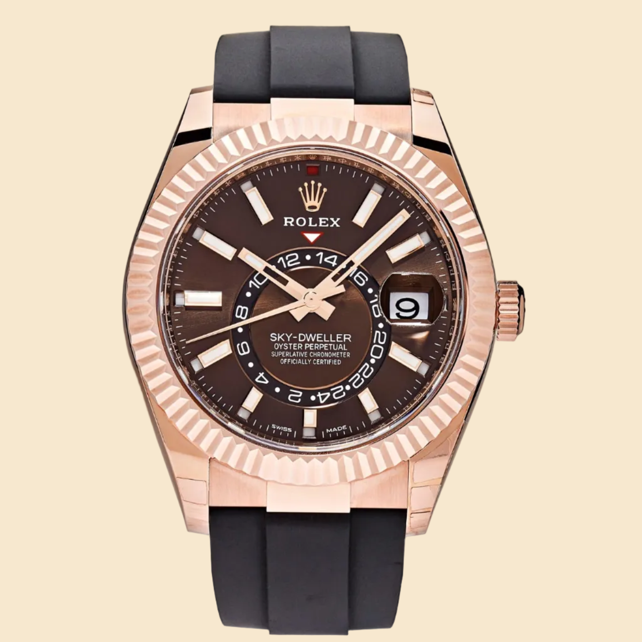Rolex Sky-Dweller 336235 Rose Gold Brown Chocolate Dial (2024)