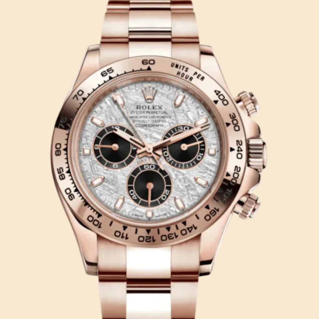 Rolex Daytona 116505 Rose Gold Meteorite Dial
