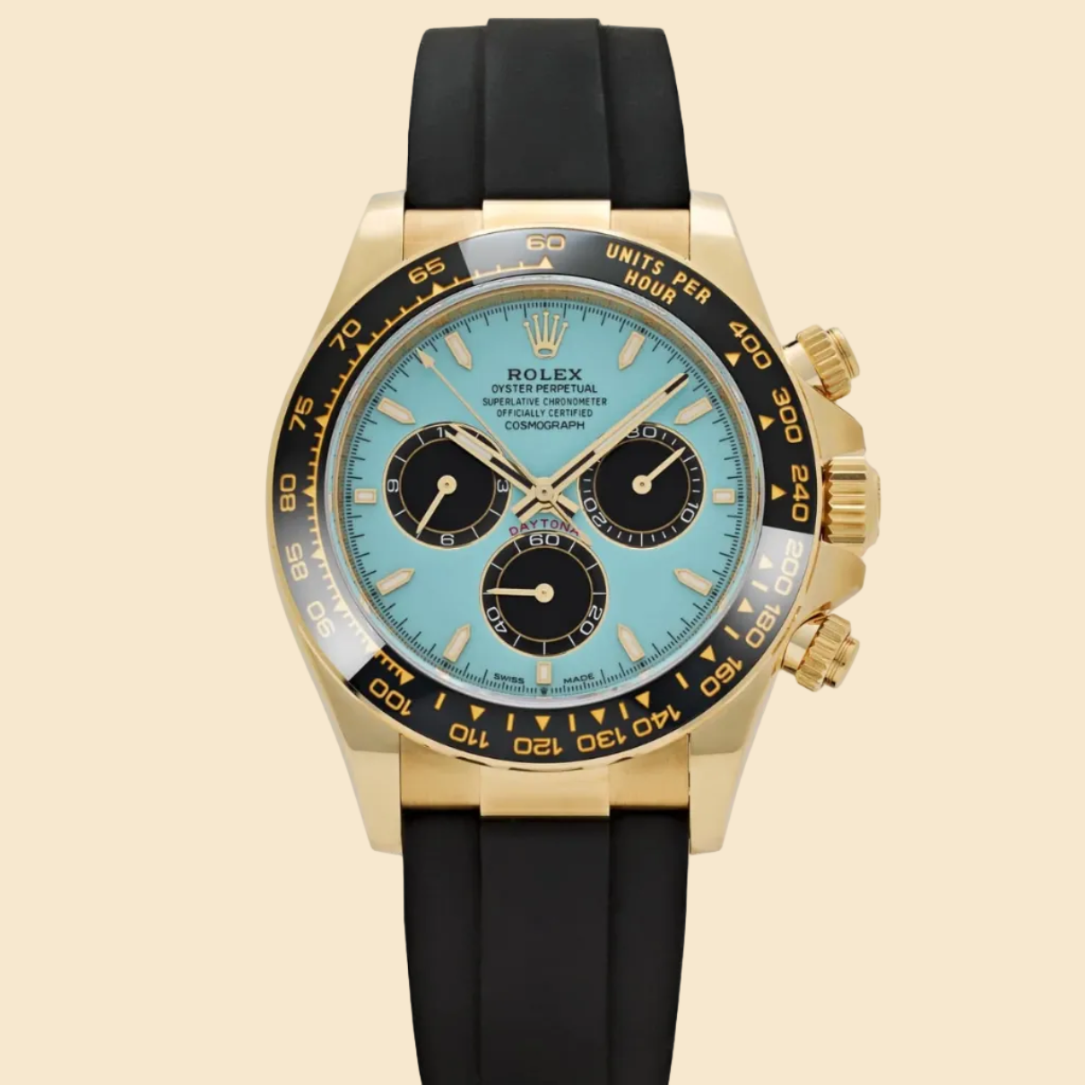 Rolex Daytona 126518LN Yellow Gold Turquoise Dial
