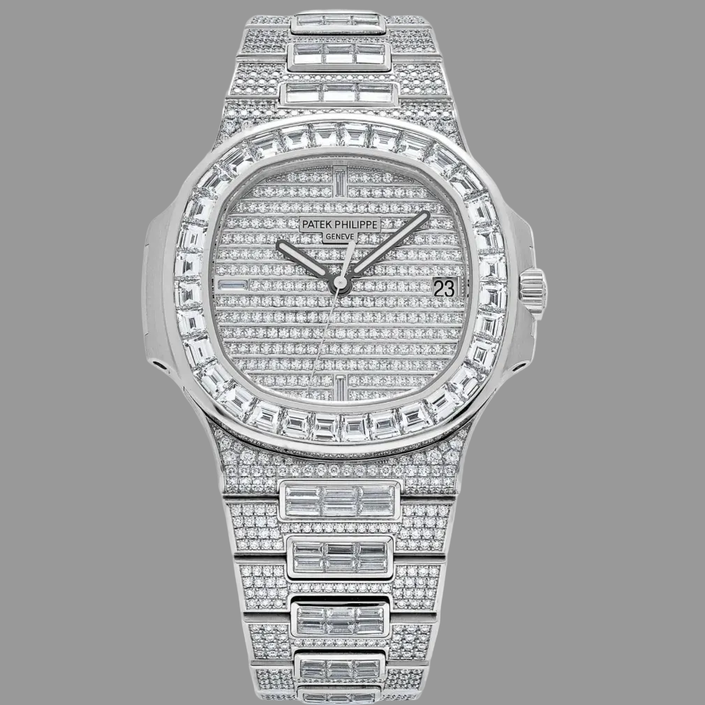 Patek Philippe Nautilus 5719/10G-010 White Gold Diamond Set