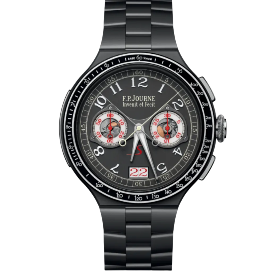 F.P.Journe CHRONOGRAPHE RATTRAPANTE - Ref. CMS Titanium case and bracelet 44MM Calibre 1518