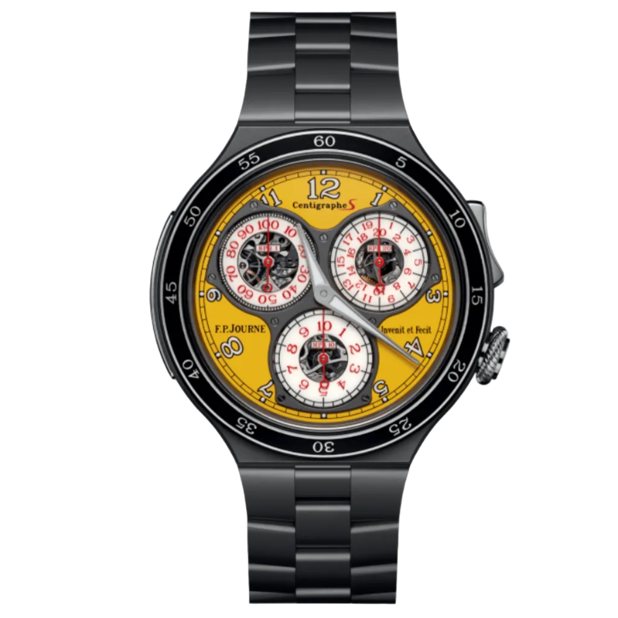 F.P.Journe Centigraphe S (CT2S) Titanium 44MM Yellow Dial Calibre 1506