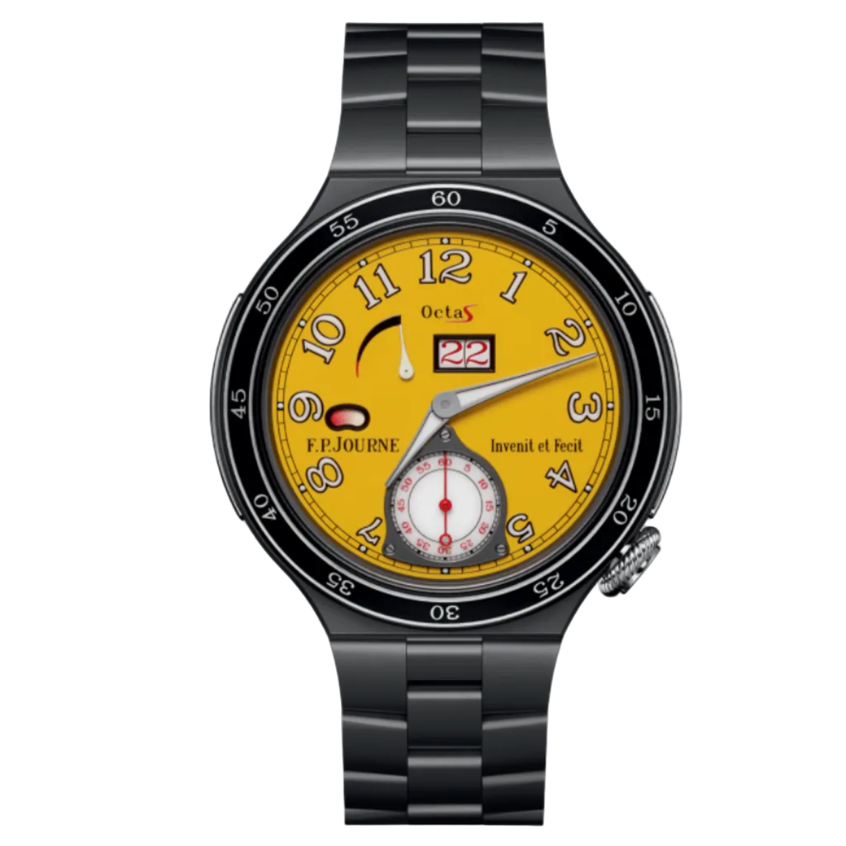F.P.Journe Octa Linesport Octa Automatique (ARS2) Titanium Bracelet Yellow Dial 44MM Calibre 1300.3