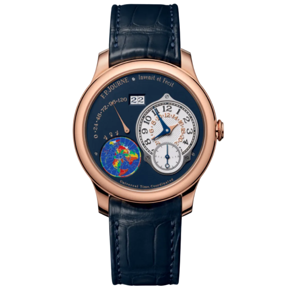 F.P.Journe Octa UTC Limited Series of 20 pieces - Ref. UTC Rose Gold Blue Dial 40mm Calibre 1300.3