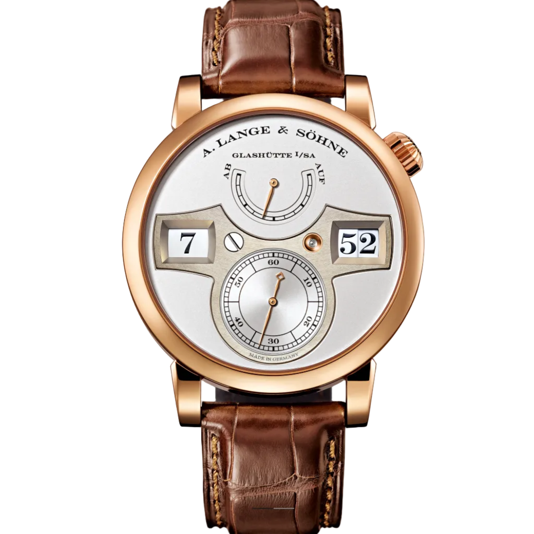 A. Lange & Söhne Zeitwerk in 750 pink gold Ref-140.032 42MM